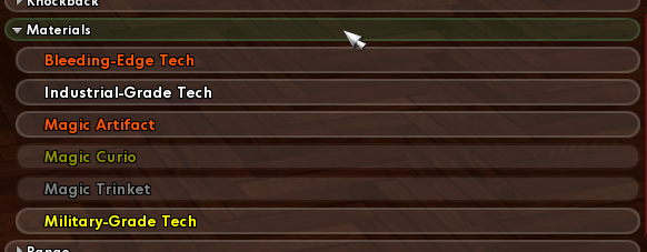 Reduced number of salvage items